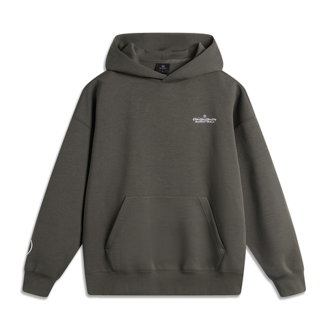 LI-NING李宁2024男子套头连帽卫衣针织连帽卫衣AWDU291-5