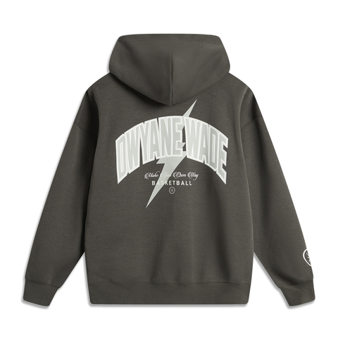 LI-NING李宁2024男子套头连帽卫衣针织连帽卫衣AWDU291-5