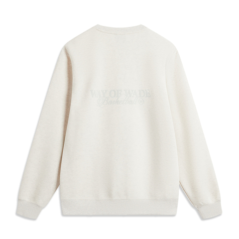 LI-NING李宁2024男子套头无帽卫衣针织无帽卫衣AWDU283-9