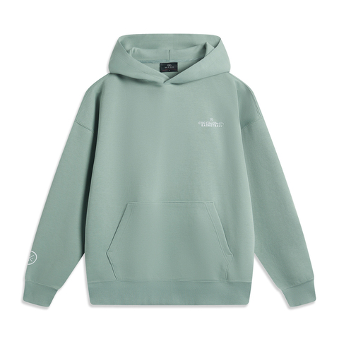 LI-NING李宁2024男子套头连帽卫衣针织连帽卫衣AWDU291-8