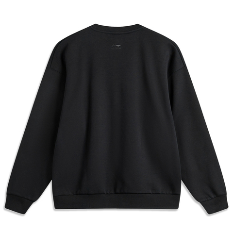 LI-NING李宁2024男子套头无帽卫衣针织无帽卫衣AWDU437-4