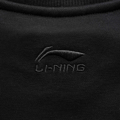 LI-NING李宁2024男子套头无帽卫衣针织无帽卫衣AWDU437-4