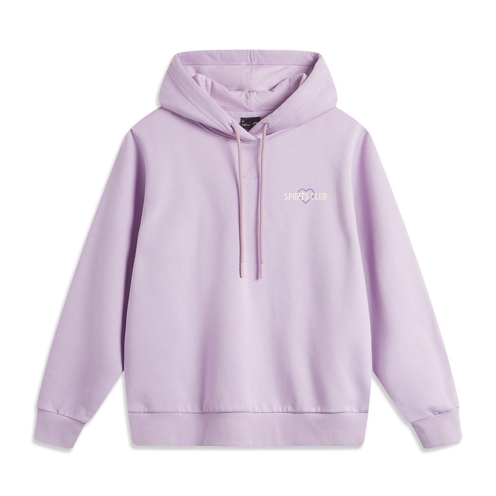 LI-NING李宁2024女子套头连帽卫衣针织连帽卫衣AWDU452-5