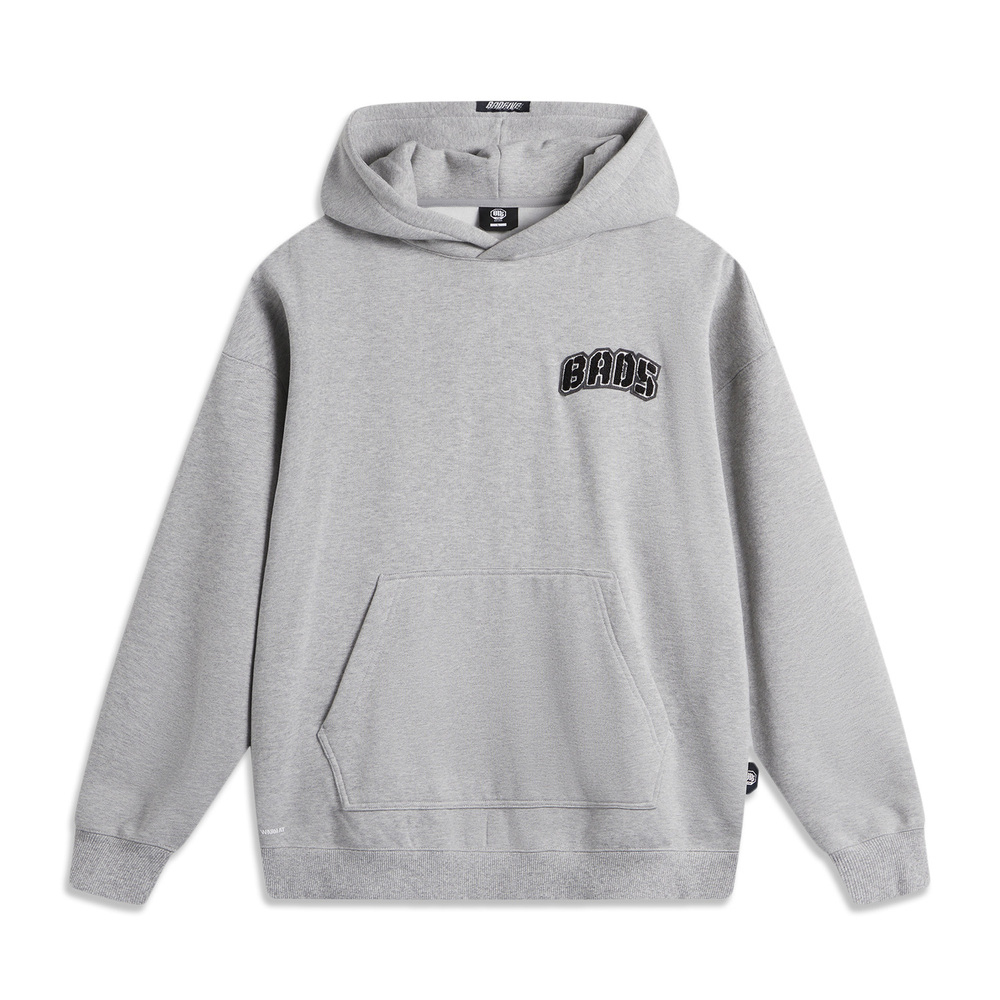 LI-NING李宁2024男子套头连帽卫衣针织连帽卫衣AWDU503-4