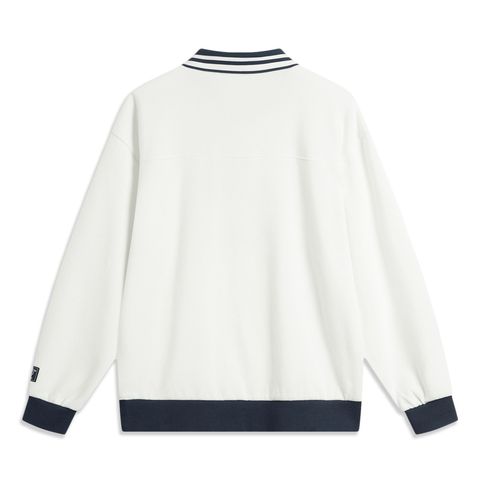 LI-NING李宁2024女子套头无帽卫衣针织无帽卫衣AWDU450-1