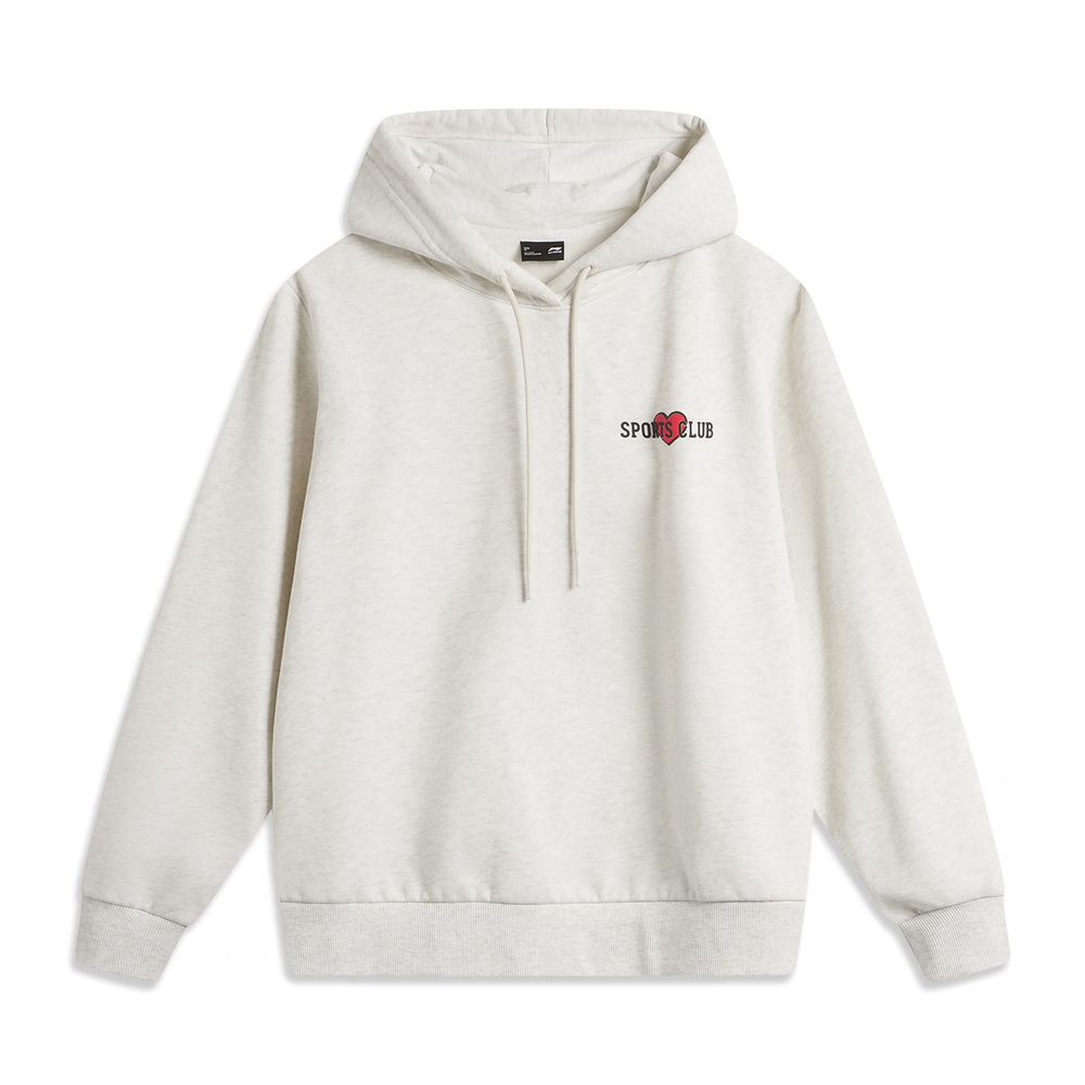 LI-NING李宁2024女子套头连帽卫衣针织连帽卫衣AWDU452-7