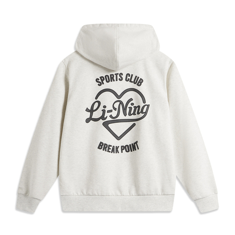 LI-NING李宁2024女子套头连帽卫衣针织连帽卫衣AWDU452-7