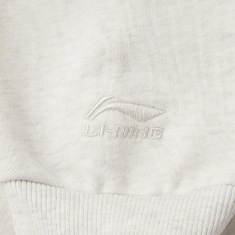 LI-NING李宁2024女子套头连帽卫衣针织连帽卫衣AWDU452-7