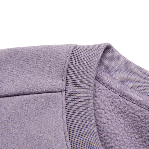 LI-NING李宁2024男子套头无帽卫衣针织无帽卫衣AWDU567-5