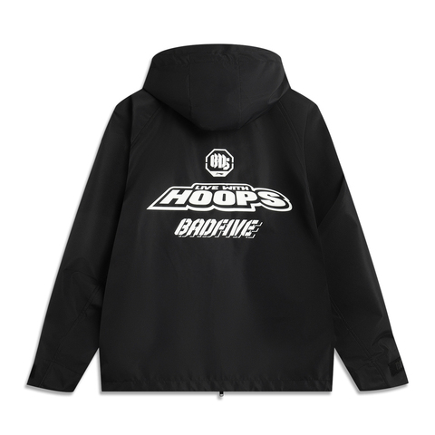 LI-NING李宁2024男子运动风衣梭织连帽外套AFDUA75-1