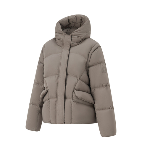 LI-NING李宁2024女子短羽绒服厚羽绒服-短AYMU086-4