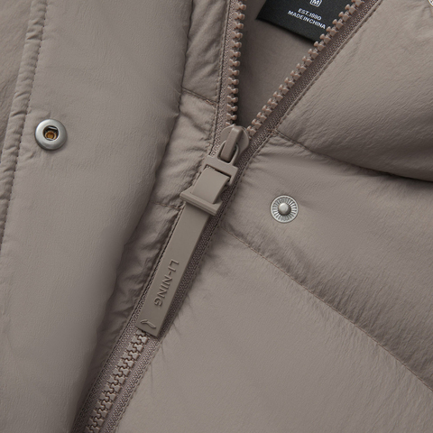 LI-NING李宁2024女子短羽绒服厚羽绒服-短AYMU086-4