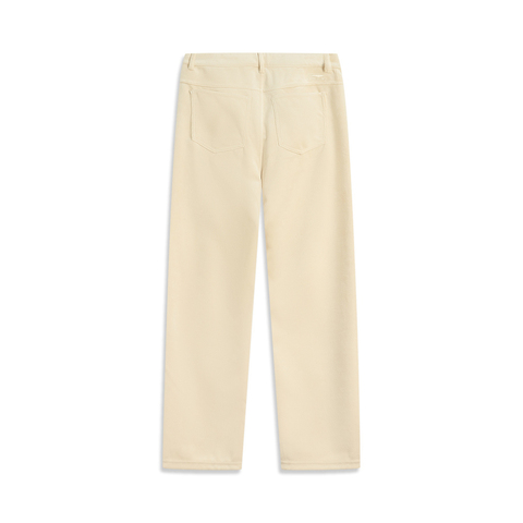 LI-NING李宁2024女子针织休闲裤针织长裤AKXU180-3