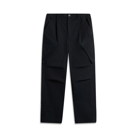 LI-NING李宁2024男子运动长裤梭织长裤AYKU713-4