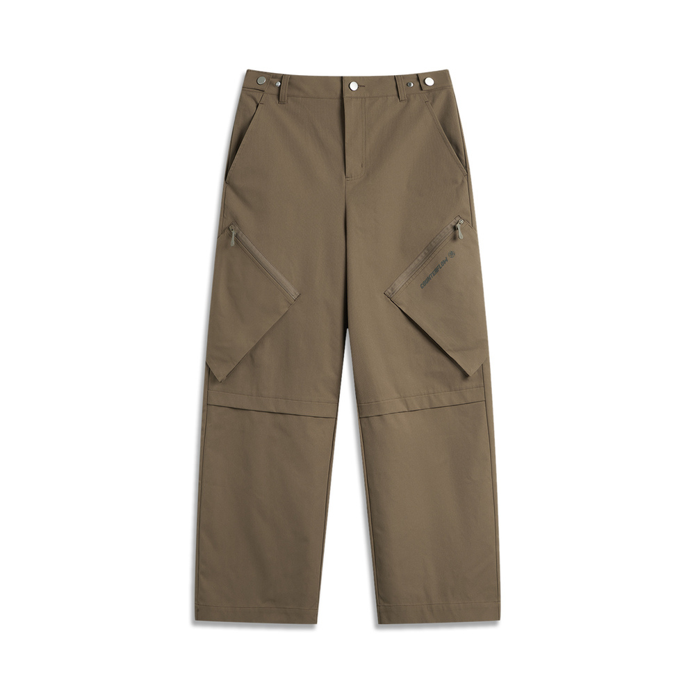 LI-NING李宁2024女子运动长裤梭织长裤AYKU724-7