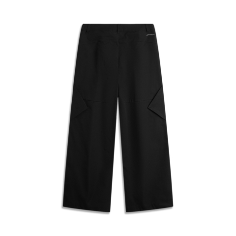 LI-NING李宁2024女子运动长裤梭织长裤AYKU724-4