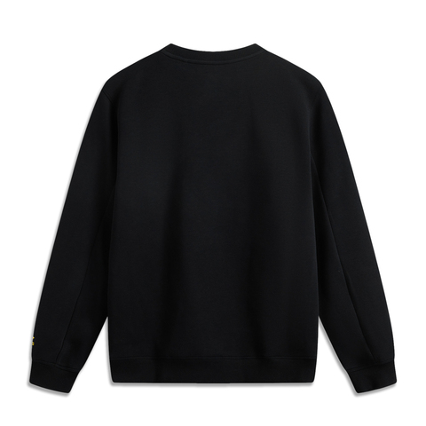 LI-NING李宁2024男子套头无帽卫衣针织无帽卫衣AWDV165-7