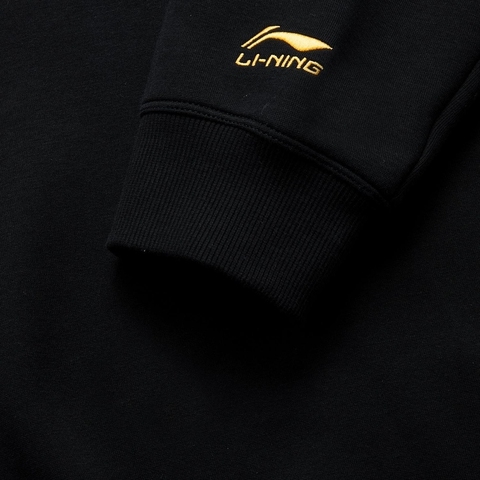 LI-NING李宁2024男子套头无帽卫衣针织无帽卫衣AWDV165-7
