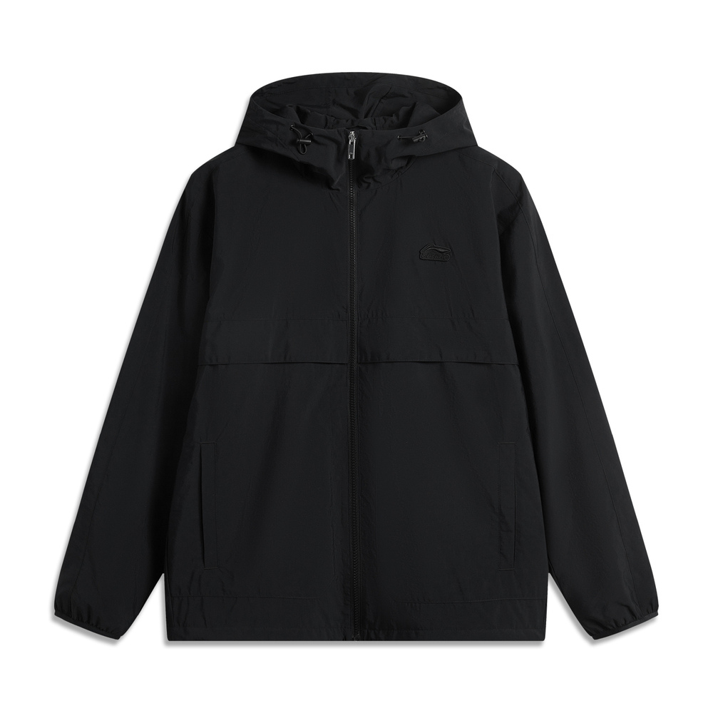 LI-NING李宁2024男子运动风衣梭织连帽外套AFDV175-3