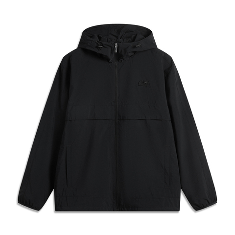 LI-NING李宁2024男子运动风衣梭织连帽外套AFDV175-3