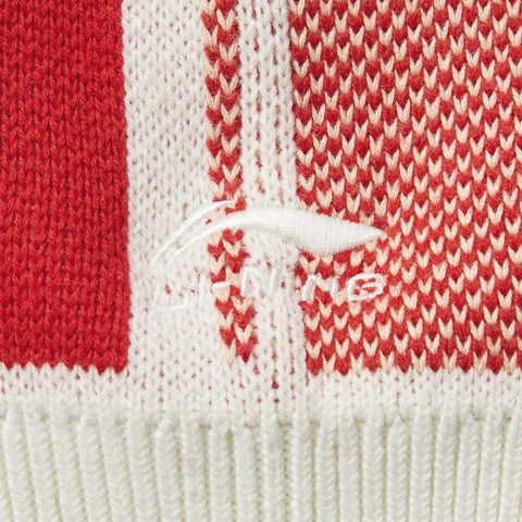 LI-NING李宁2024男子套头无帽编织衫毛线套头衫AMBV031-8