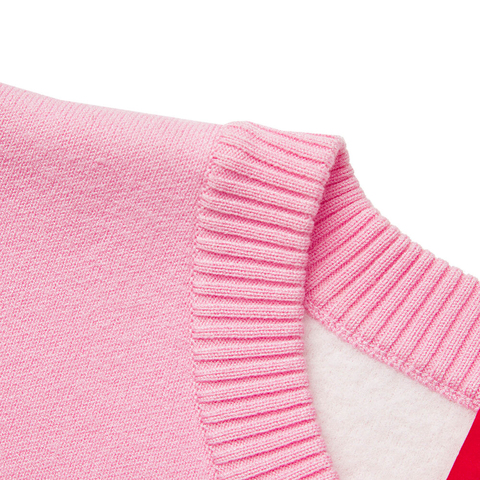 LI-NING李宁2024女子套头无帽编织衫毛线套头衫AMBV032-6