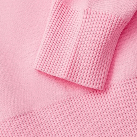 LI-NING李宁2024女子套头无帽编织衫毛线套头衫AMBV032-6