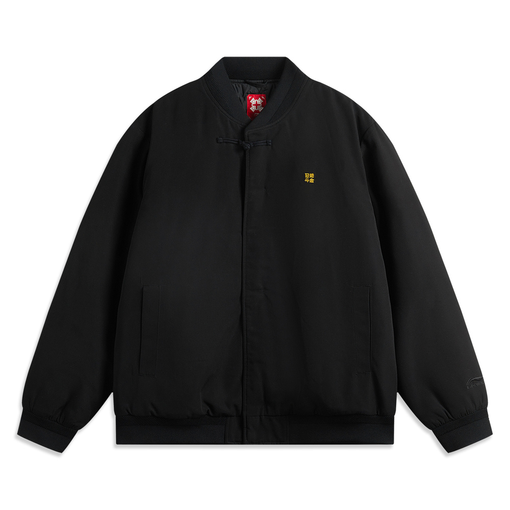 LI-NING李宁2024男子棉夹克薄棉服AJMV057-1