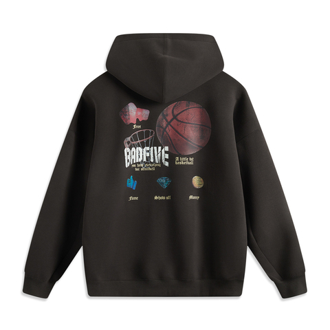 LI-NING李宁2024男子套头连帽卫衣针织连帽卫衣AWDV029-2