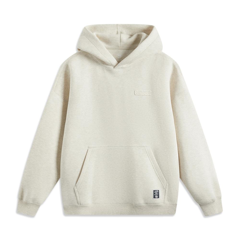 LI-NING李宁2024男子套头连帽卫衣针织连帽卫衣AWDV029-5