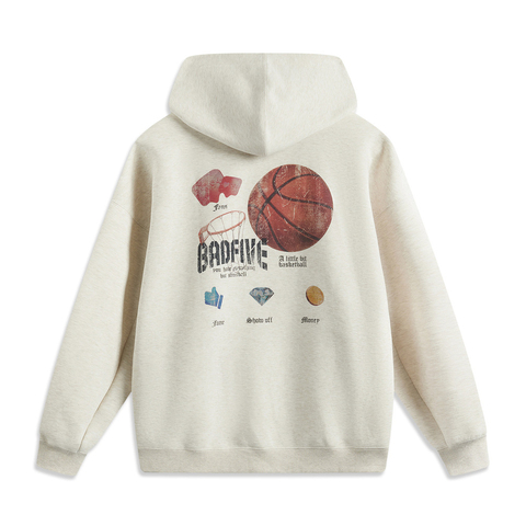 LI-NING李宁2024男子套头连帽卫衣针织连帽卫衣AWDV029-5