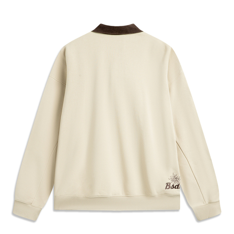 LI-NING李宁2024男子套头无帽卫衣针织无帽卫衣AWDV295-3