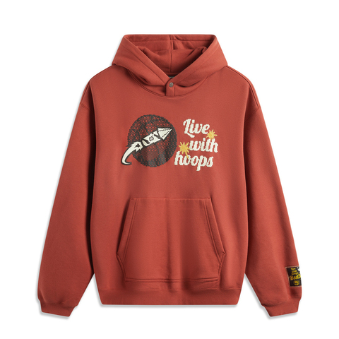 LI-NING李宁2024男子套头连帽卫衣针织连帽卫衣AWDV297-3