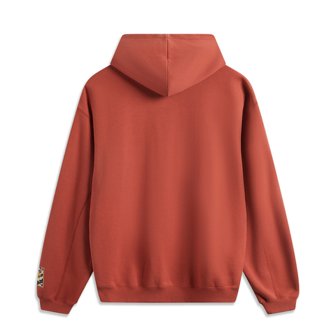 LI-NING李宁2024男子套头连帽卫衣针织连帽卫衣AWDV297-3