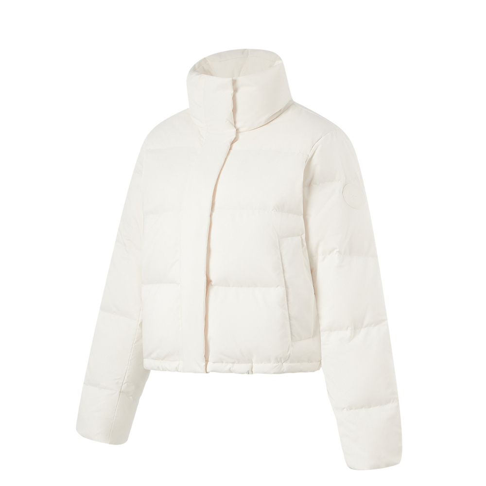 LI-NING李宁2024女子短羽绒服厚羽绒服-短AYMU102-1