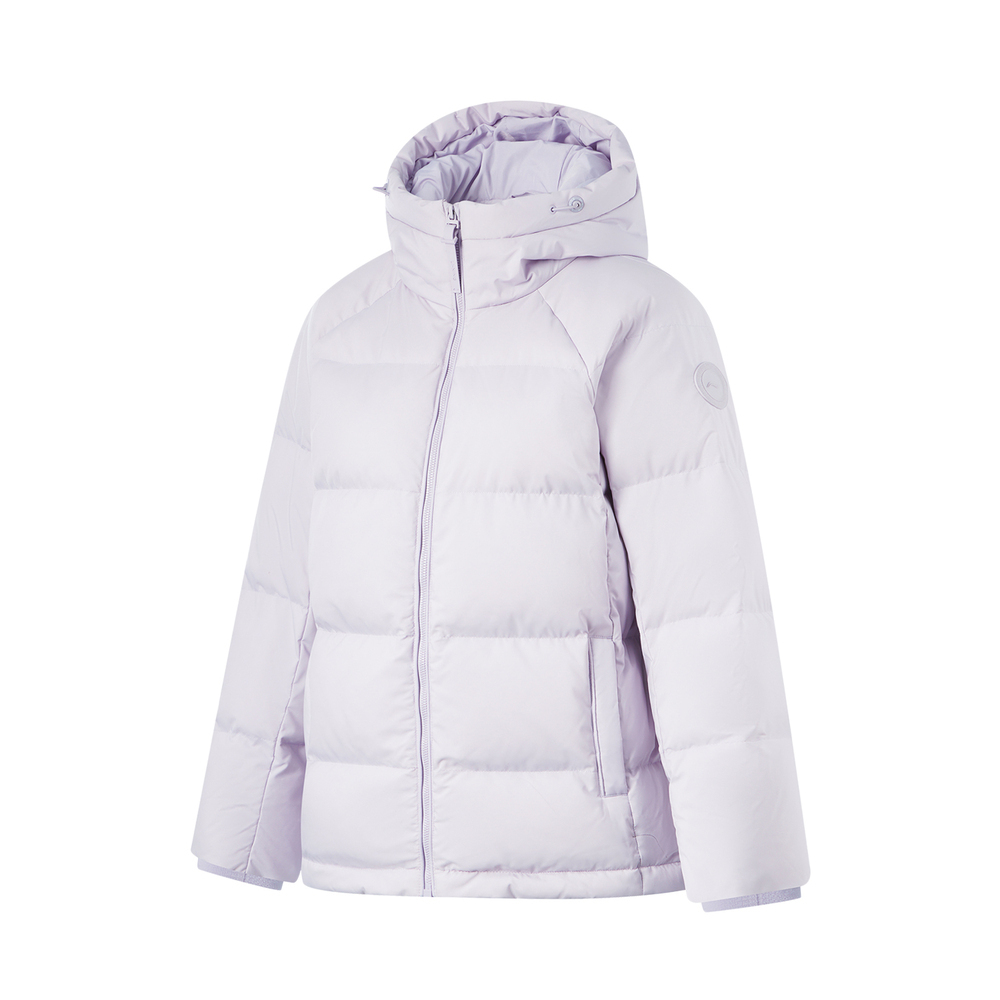 LI-NING李宁2024女子短羽绒服厚羽绒服-短AYMU108-3