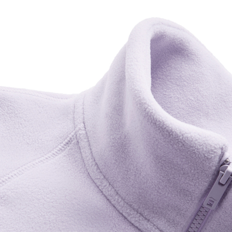 LI-NING李宁2024女子套头无帽摇粒绒卫衣人造毛绒卫衣AWDU892-5