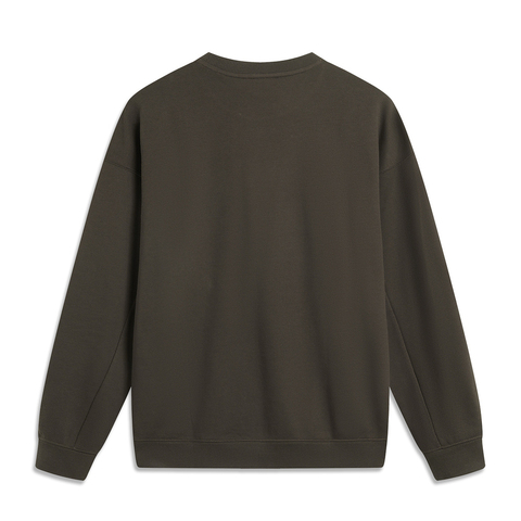 LI-NING李宁2024男子套头无帽卫衣针织无帽卫衣AWDUB93-2