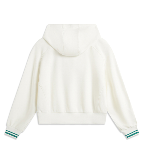 LI-NING李宁2024女子针织连帽套头衫AWDU600-1