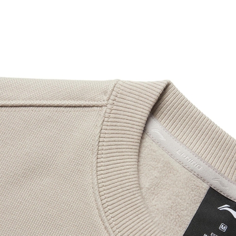 LI-NING李宁2024女子套头无帽卫衣针织无帽卫衣AWDU638-6