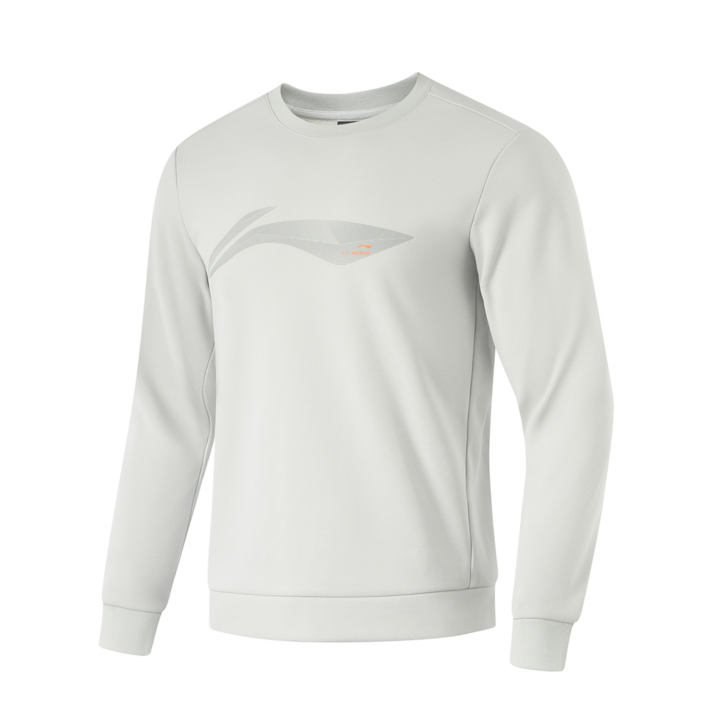 LI-NING李宁2024男子套头无帽卫衣针织无帽卫衣AWDU567-6