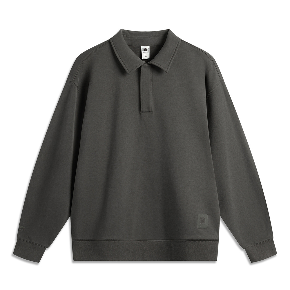 LI-NING李宁2024男子套头无帽卫衣AWDU849-6