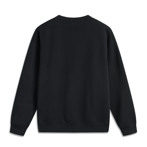 LI-NING李宁2024男子套头无帽卫衣针织无帽卫衣AWDU699-4