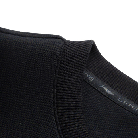 LI-NING李宁2024男子套头无帽卫衣针织无帽卫衣AWDU575-1