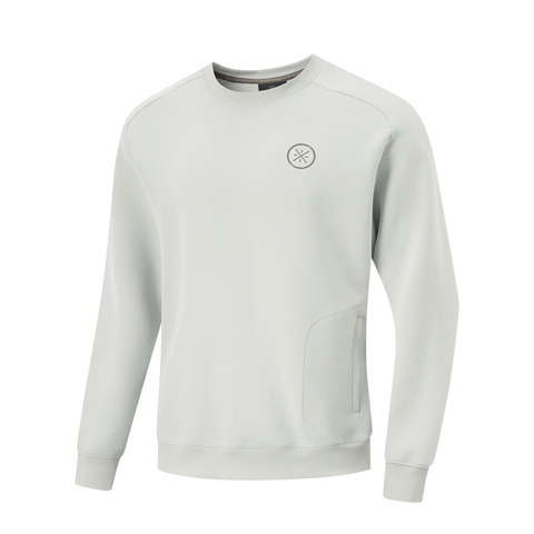 LI-NING李宁2024男子套头无帽卫衣针织无帽卫衣AWDU873-2