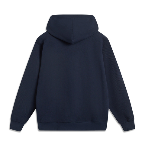 LI-NING李宁2024男子套头连帽卫衣针织连帽卫衣AWDU677-2