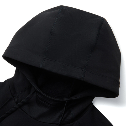 LI-NING李宁2024男子套头连帽卫衣针织连帽卫衣AWDU527-1