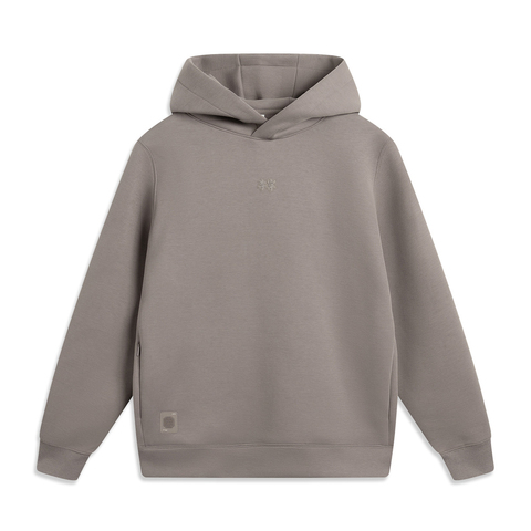 LI-NING李宁2024男子套头连帽卫衣针织连帽卫衣AWDU661-5