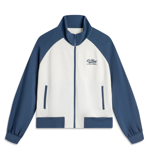 LI-NING李宁2024女子开衫无帽卫衣AWDU838-2