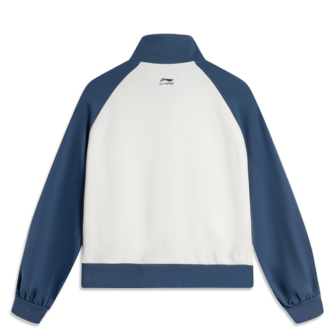 LI-NING李宁2024女子开衫无帽卫衣AWDU838-2